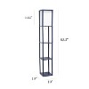 Simple Designs Three Shelf Etagere Floor Lamp Navy Blue - 3 of 4
