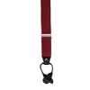 CTM Men's 1.375 Inch Wide Solid Color Y-Back Button-End Suspenders - 3 of 4