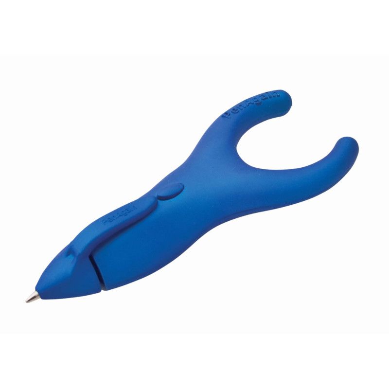 Penagain Ergo-Sof Retractable Ballpoint Pen, Blue, Black Ink, 1 of 2