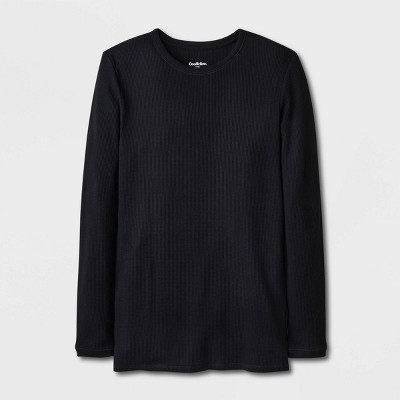 black thermal shirts men