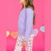 RuffleButts Girls Knit Long Sleeve Ruffle Layering Tee - 3 of 4