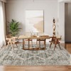 Area Rugs Machine Washable Rugs for Living Room Bedroom, Vintage Boho Non Slip Soft Accent Distressed Print Thin Carpet - 3 of 4