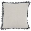 Saro Lifestyle Trick Or Treat  Decorative Pillow Cover, Natural, 16" - 2 of 3