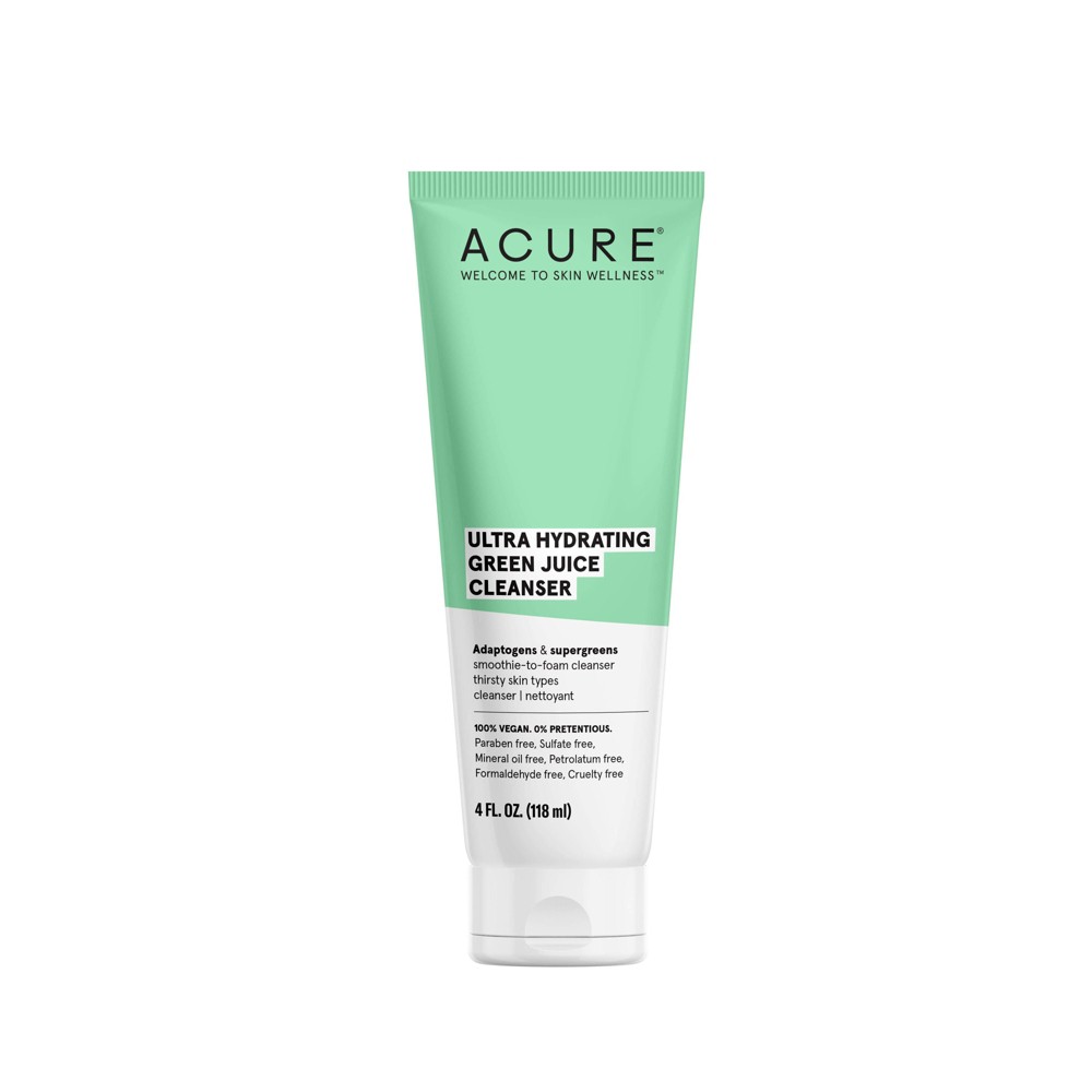 Photos - Cream / Lotion Acure Ultra Hydrating Green Juice Cleanser - Unscented - 4 fl oz 