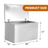 Garvee Drop In Ice Chest, Drop In Cooler, Stainless Steel Ice Chest with Hinged Cover, Wine Coller for Home and Commercial - 4 of 4