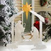 Evergreen Garden 3-pc Nativity Laser Cut Metal Yard Scene - 2 of 4