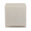 Stone Marble Modern Abstract Geometric Sculpture, Contemporary Accent Cube Handcrafted, Carved Stonework Tabletop Art Display for Home Décor - 3 of 4