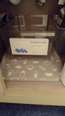 7x 14.5x 4 Medium Fridge & Pantry Bin Clear - Brightroom™