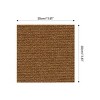 SEVOBAL 1 pc Carpet Tiles 12" Self Adhesive Non Slip Easy Install for Home Office Bedroom Kitchen, Brown, 11.7"*11.7"*0.16" - 3 of 4