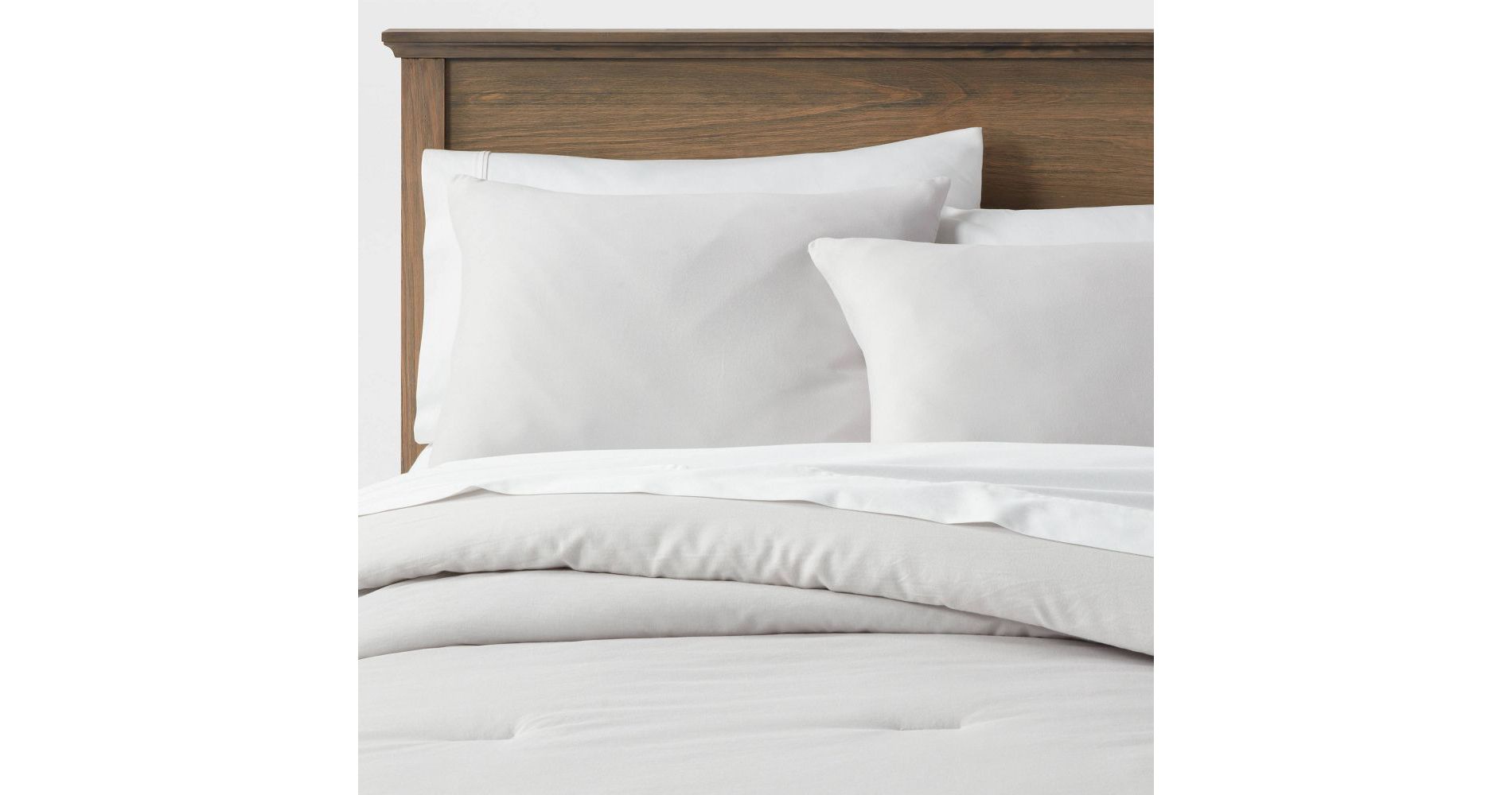Open Box (Final Sale) - Washed Cotton Sateen Comforter and Sham Set - Threshold: Thread Count OEKO-TEX Certified