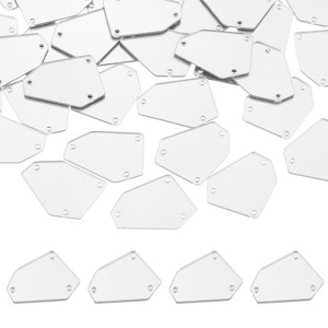 Unique Bargains DIY Sew on Acrylic Irregular Mirror for Evening Dresses Cloth 50 Pcs - 1 of 4