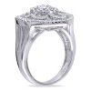 EVERLY JEWELRY |Sterling Silver 1.42 CT TGW Cubic Zirconia Fashion Ring - 2 of 4