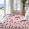 Lahome Machine Washable Animal Life Insects Area Rug - Nature-Inspired Carpet for Living Room, Bedroom, or Entryway - 2 of 4