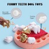 Nocciola Interactive Teeth Dog Toys ¨C Enrichment Puzzle Funny Dog Toys for Small to Large Dogs, Non-Slip Hide and Seek Dog Toys to Keep Dogs Busy - 2 of 4