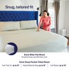 Kickoff 300 Thread Count 100% Viscose Bamboo Bedding Sheet Set, Cooling & Breathable, Flat & Fitted Sheets, Pillowcases - image 4 of 4