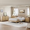 Jojoka 3/6/7 Drawer Rattan Dresser, Boho Wooden Chest for Bedroom, Storage Organizer for Nursery, Living Room, Entryway - 4 of 4