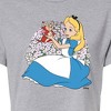 Women's - Disney - Alice In Wonderland Cropped Graphic T-Shirt - 2 of 4