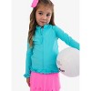 RuffleButts Girls UPF50+ Active Full Zip Ruffle Jacket - 3 of 4