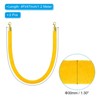 Unique Bargains Hotel Adjustable Velvet Crowd Control Stanchion Rope with Snap Hooks 2 Pcs - 2 of 4