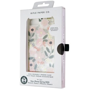 Rifle Paper Co. Case for iPhone SE (2nd Gen) & iPhone 8/7 - Clear/Wildflowers - 1 of 3