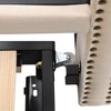 Okak Twin Size Daybed with Pop Up Trundle Upholstered Bed Sofa Bed Frame with Backrest for Living Room Bedroom Guest Room, Beige - 4 of 4