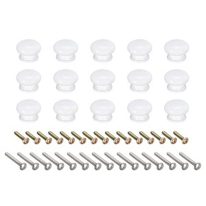 Unique Bargains Wood DIY Corrosion-Resistant Dressing Table Cabinet Knobs 15 Pcs - 1 of 4