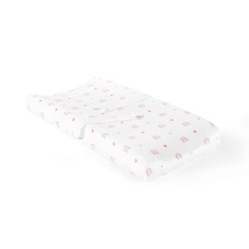 Lush Décor Soft & Plush Changing Pad Cover - Rainbow Love : Target