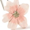 Misty Floral Beautiful Bath Shower Curtain Hooks Set of 12 Pink by Saturday Knight Ltd - 3 of 3