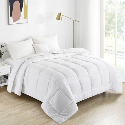 Peace Nest All Season Dobby White Down Alternative Comforter