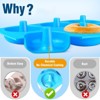 Aoibox Silicone Donut Mold Set - Non-Stick Doughnut Pans, Heat Resistant for Perfect Donuts, Cake, Biscuits, Bagels, BPA Free, Dishwasher Safe,3-Piece - 2 of 4