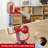 Joyfy Toddler Basketball Hoop, Adjustable Basketball Game Set with 4 Balls for Kids Indoor Outdoor Play, Birthday Gift for Boys Girls Age 1 and Up - image 3 of 4