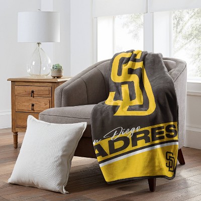 MLB San Diego Padres 46&#34;x60&#34; Spirited Silk Touch Throw Blanket_2