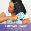 Curl Keeper Flexy Brush - Grey & Turquiose | Perfect Hair Brush for Curly Hair - Detangles Wavy & Coily Hair - 3 of 4