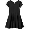 City Threads Jersey Short Sleeve Girls Twirly Skater Dress - USA-Made - 2 of 4
