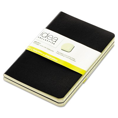 Tops Idea Collective Journal Soft Cover Side 5 1/2 x 3 1/2 Black 40 Sheets 2/PK 56877