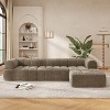 Christopher Knight Home Diego 12 2 " Modern L-Shaped High-Density Foam Sectional Sofa with Low Backrest Espresso - 2 of 4