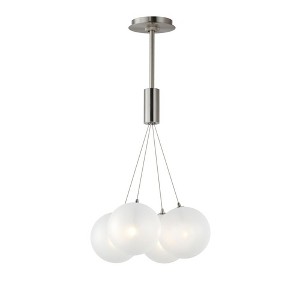 ET2 Lighting Burst 4 - Light Pendant in  Satin Nickel - 1 of 4