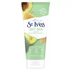 St. Ives Soft Skin Face Scrub - Avocado and Honey - 6oz