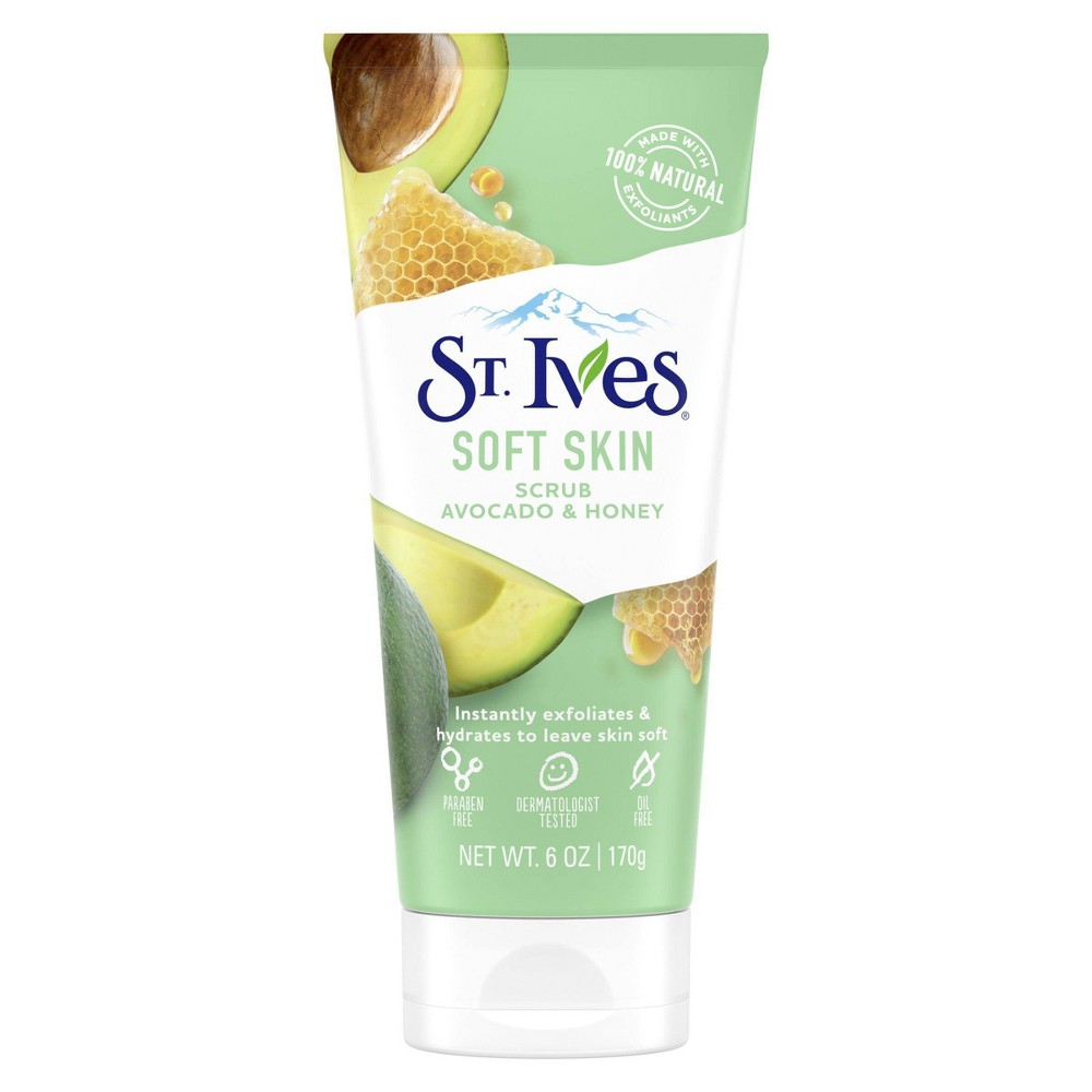 UPC 077043000953 product image for St. Ives Soft Skin Face Scrub - Avocado and Honey - 6oz | upcitemdb.com