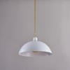 Mitzi Camille 1 - Light Pendant in  Aged Brass/White - 3 of 4