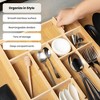 Talented Kitchen Bamboo Expandable Drawer Organizer with Removable Dividers, 17 x 13 x 2 Inches, Expands from 13 to 22 Inches - 4 of 4
