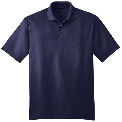 Mafoose Men's Short Sleeve Moisture-Wicking Performance Fine Jacquard Polo Shirt