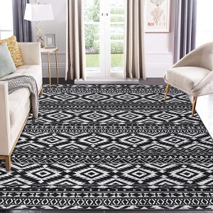 Area Rug Washable Rug Indoor Soft Rugs for Living Room Non Slip Accent Carpet - 1 of 4