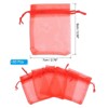 Unique Bargains Drawstring Mini Gift Candy Christmas Party Wedding Organza Bags 50 Pcs - 2 of 4