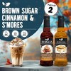 Syruvia Coffee Flavors Variety Pack: Brown Sugar Cinnamon & Smores 25.4 fl oz Syrup - 2 of 4