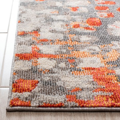 Metro-Mod Chic Grey Synthetic 9' x 12' Hand-Knotted Area Rug