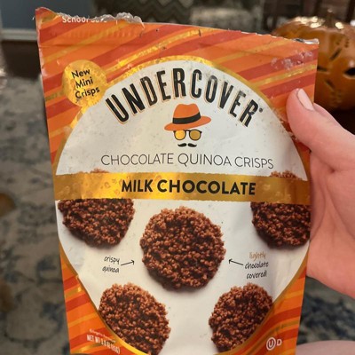 Undercover Snacks Quinoa Crisps Dark Chocolate And Sea Salt 0.25 Oz Case Of  125 Bags - Office Depot