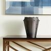 HomeRoots 12" Gray Metal Table Vase - 2 of 4