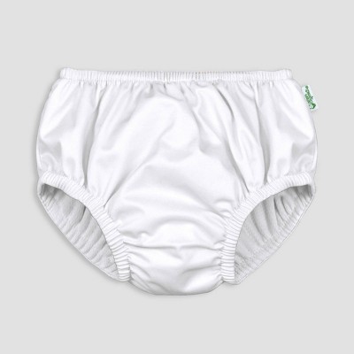 i play by green sprouts Baby Pull-up Swim Diaper - White 4T