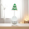 Unique Bargains Tea Infuser Christmas Tree Tea Infuser Hand Wash Only Vertical Style Silicone Stainless Steel White Green 1Set - 2 of 4